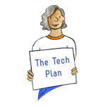 justin case holding the tech plan